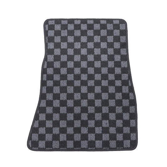 Checkered Flag Carpet Floor Mats Fits 2021 2022 2023 Ford Mustang S550 2-Door