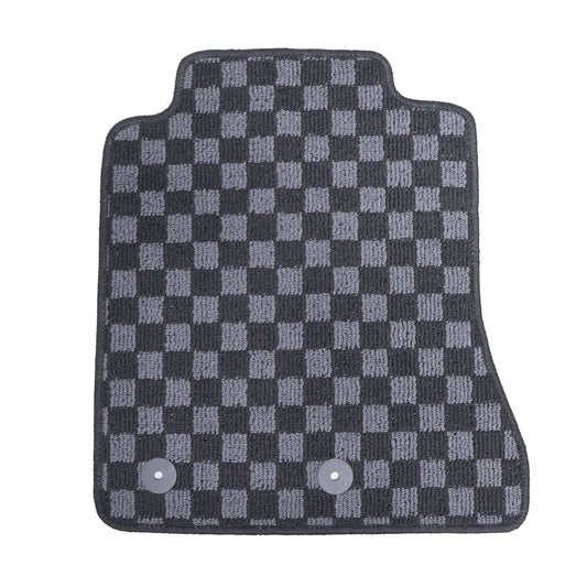 Checkered Flag Carpet Floor Mats Fits 2021 2022 2023 Ford Mustang S550 2-Door