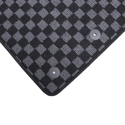 Checkered Flag Carpet Floor Mats Fits 2021 2022 2023 Ford Mustang S550 2-Door