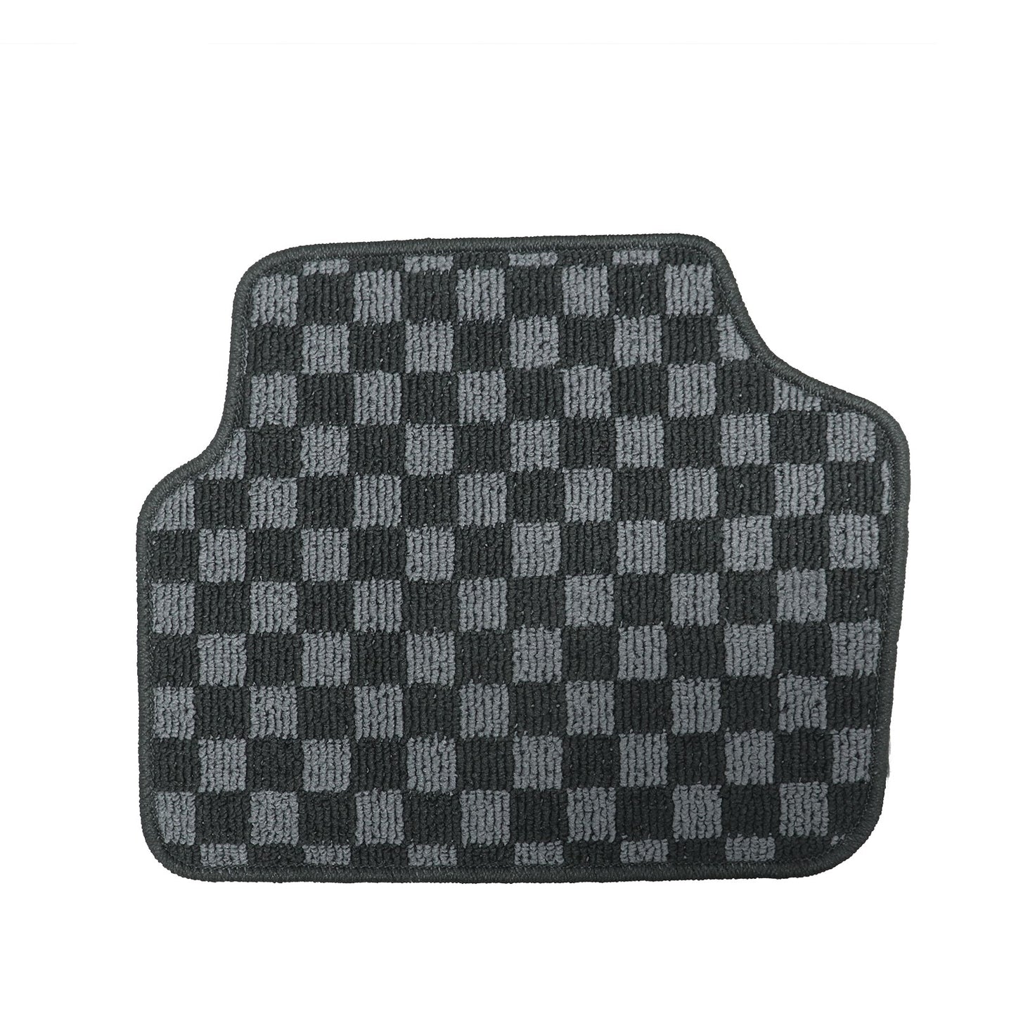 For 1999 to 2006 BMW E46 3 Series Front & Rear Checkered Flag Carpet Floor Mats