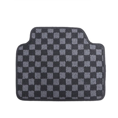 4x Checkered Flag Carpet Floor Mats For BMW F82 4 Series Coupe 2017 2018 2019