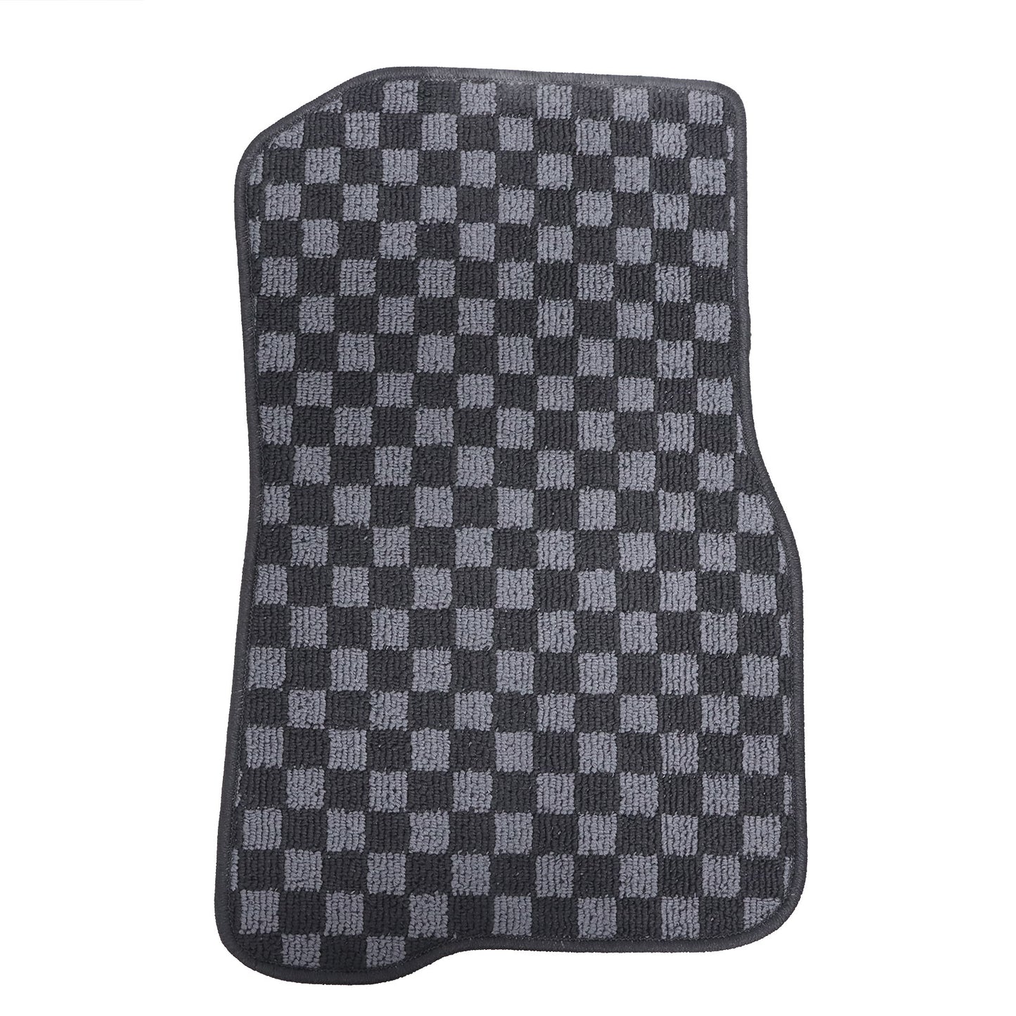 4x Checkered Flag Carpet Floor Mats For BMW F82 4 Series Coupe 2017 2018 2019