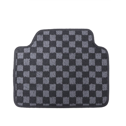 4x Checkered Flag Carpet Floor Mats For BMW F82 4 Series Coupe 2017 2018 2019