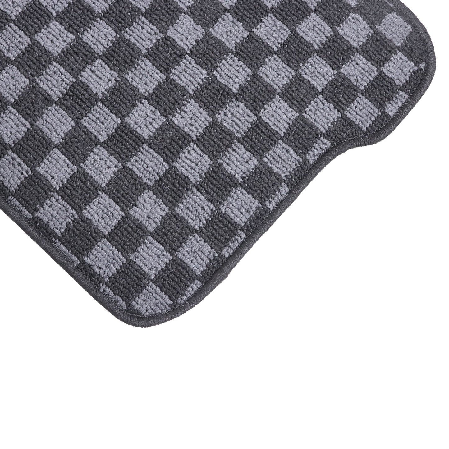 4x Checkered Flag Carpet Floor Mats For BMW F82 4 Series Coupe 2017 2018 2019
