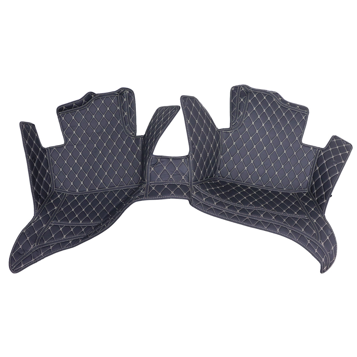 For 2013-2019 Cadillac ATS Microfiber Leather Floor Mats Liners Front & Rear