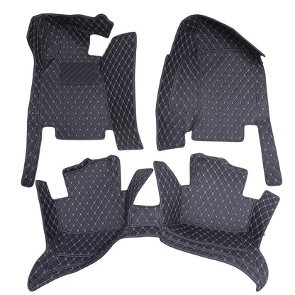 For 2013-2019 Cadillac ATS Microfiber Leather Floor Mats Liners Front & Rear
