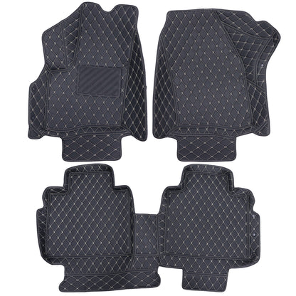 For 2015-2024 Ford Edge Microfiber Leather Floor Mats Liners Front & Rear