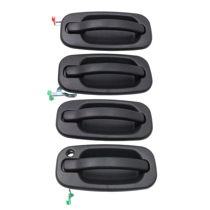 Fits Chevrolet Silverado/ Avalanche 1500 00-06 Door Handles Set Front And Back