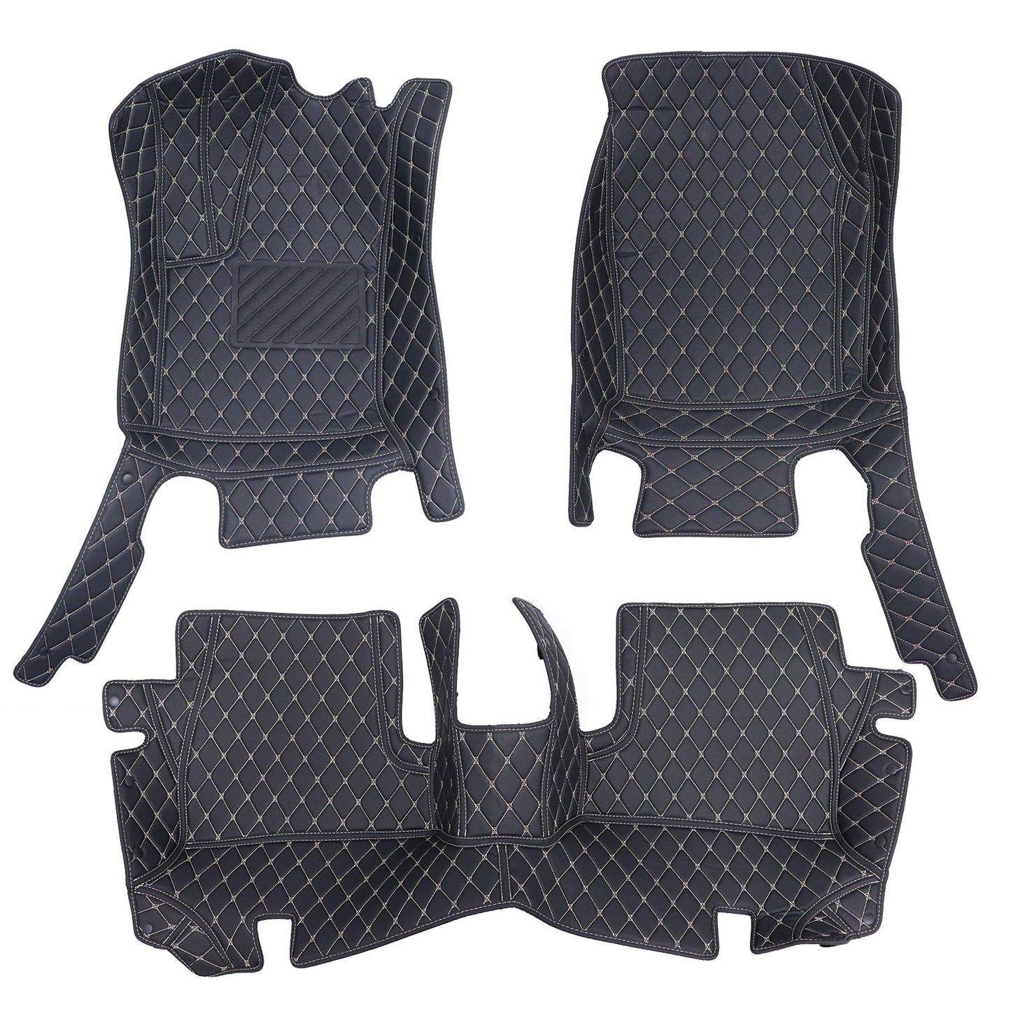 For 2012-2018 Ford Focus Microfiber Leather Floor Mats Liners Front & Rear