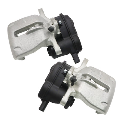 For Audi A4 A5 Q5 09-12 Rear Left & Right 2x Brake Caliper with Parking Actuator