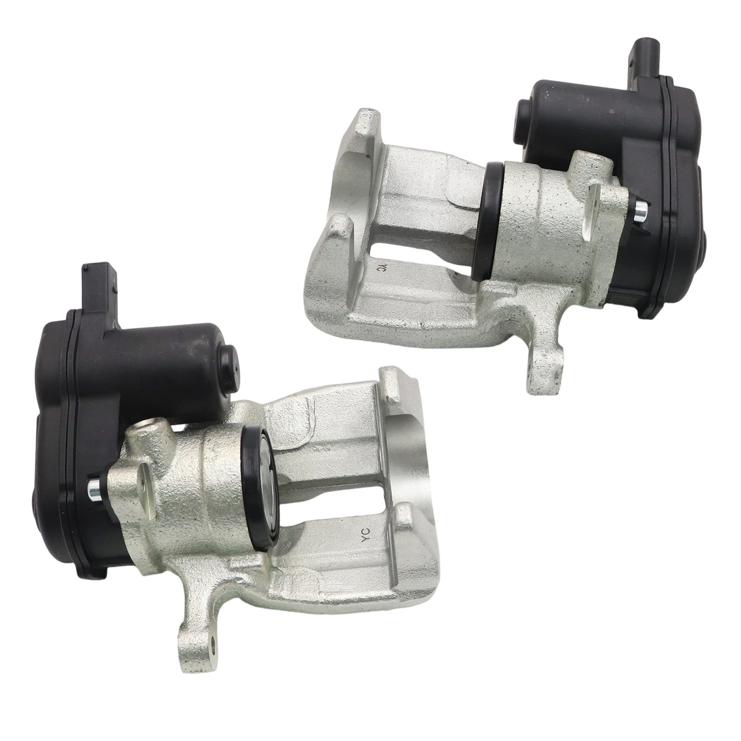 For Audi A4 A5 Q5 09-12 Rear Left & Right 2x Brake Caliper with Parking Actuator