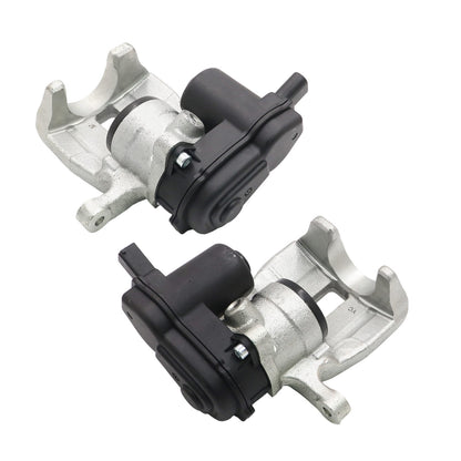 For Audi A4 A5 Q5 09-12 Rear Left & Right 2x Brake Caliper with Parking Actuator