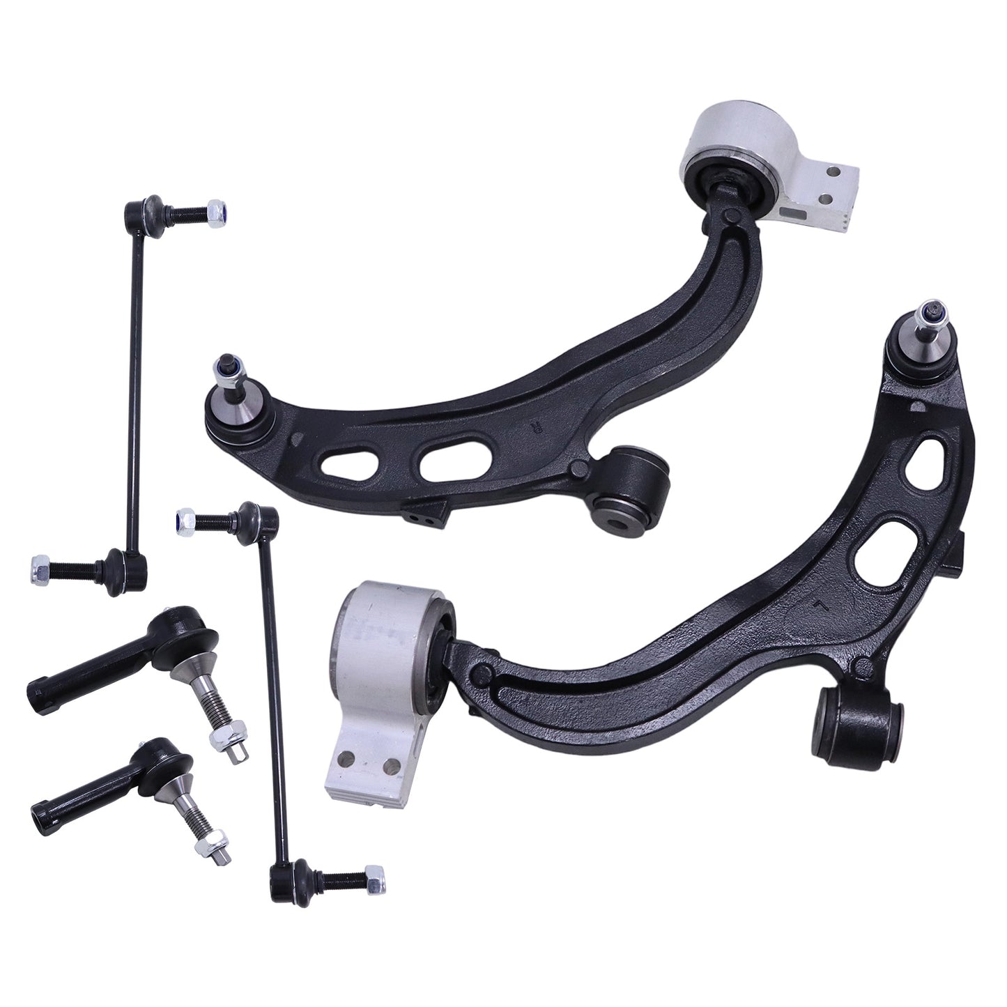 6Pcs for Ford Taurus 2010-2012 All Models Front Lower Control Arm Assembly