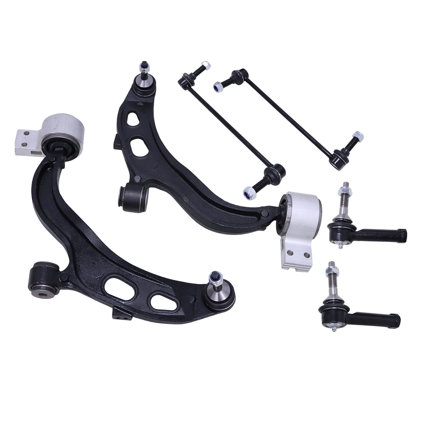 6Pcs for Ford Taurus 2010-2012 All Models Front Lower Control Arm Assembly