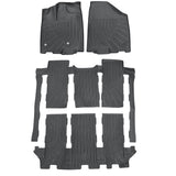1st+2nd+3rd Floor Mats Liners Fits 2013-2020 Toyota Sienna 7 Seats TPE Weather