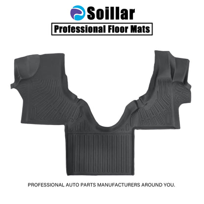 1st Row Floor Mats Liner Fit For 2005-2025 Ford Econoline TPE All Weather Black