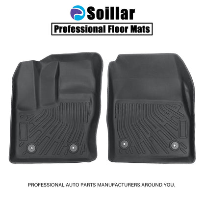 1stRow Floor Mats Liner TPE For 2014-2021 Ford Transit Connect All-Weather 2Pcs