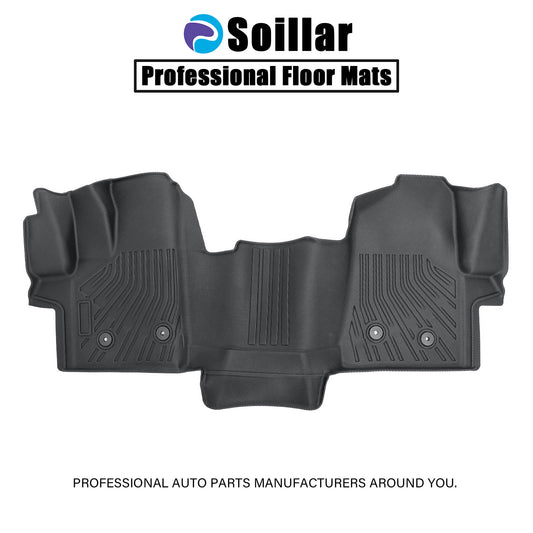Front Row Floor Mats Liner For 2022-2024 Ford Transit 150/250/350 TPE Waterproof