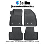 TPE All-Weather Front & Rear Floor Mats Liners Set For 2016-2019 Chevrolet Volt