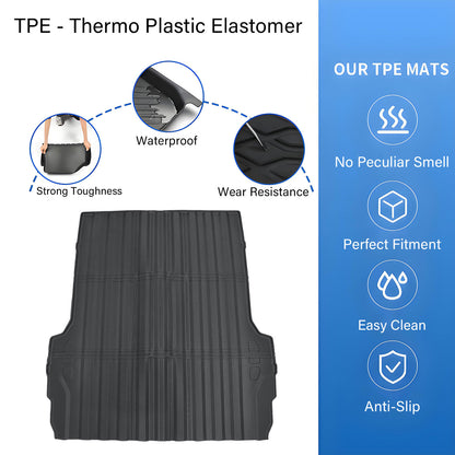 TPE Rear Trunk Cargo Liner Bed Mat For 2023-2025 Chevy Colorado GMC Canyon 5FT