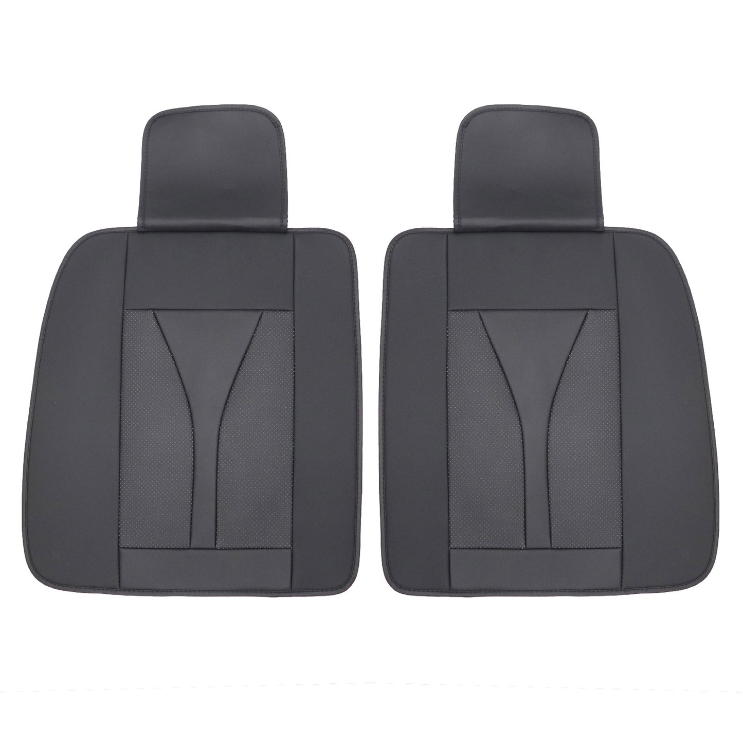 Perforated Leather Full Surround Set Car 5-Seat Cover Protector FOR Toyota Black