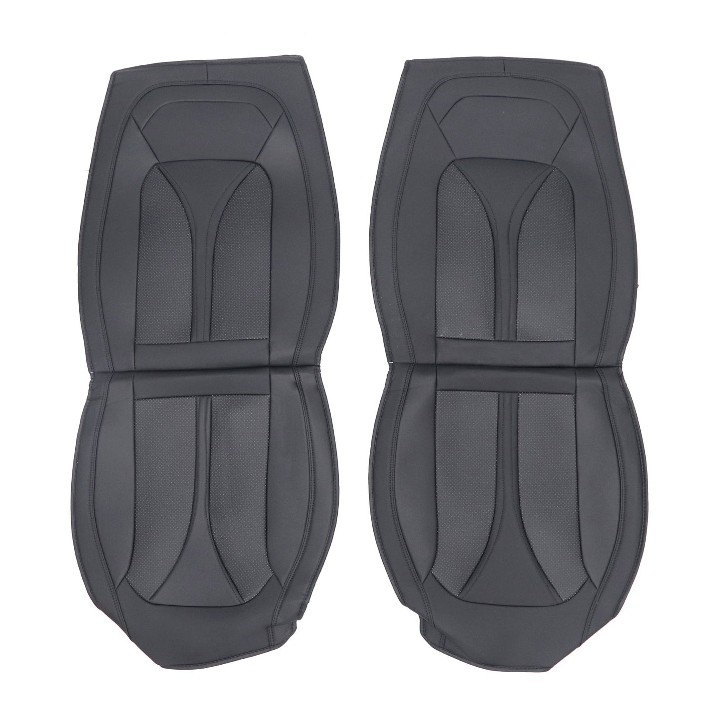 Perforated Leather Full Surround Set Car 5-Seat Cover Protector FOR Toyota Black