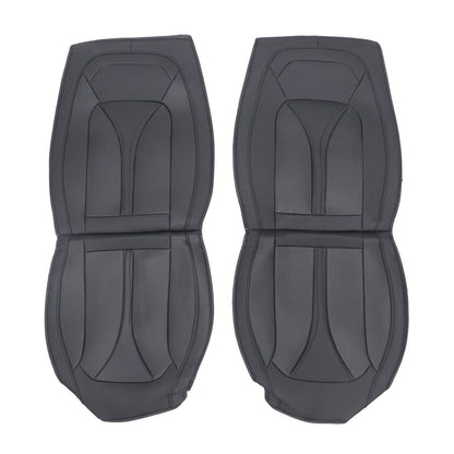 Perforated Leather Full Surround Set Car 5-Seat Cover Protector FOR Toyota Black