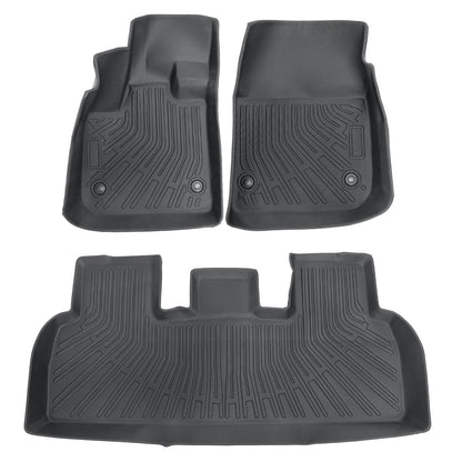 3D Floor Mats Liner For 2023-2024 Fisker Ocean 4-Door Front-Rear All Weather TPE