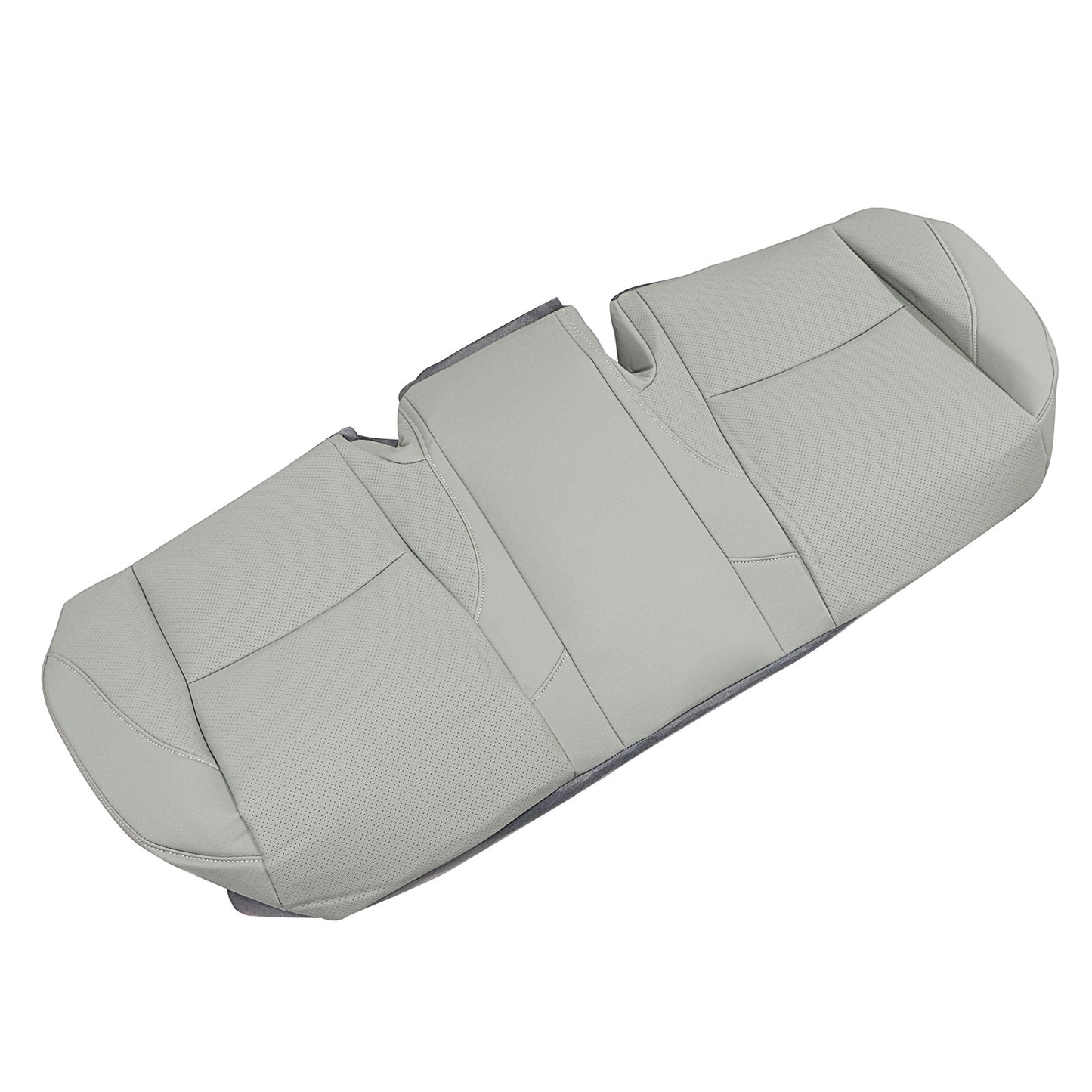 Leather Rear Bench Bottom Seat Covers - Gray Fit For 2007-2012 Lexus ES350
