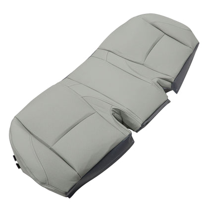 Leather Rear Bench Bottom Seat Covers - Gray Fit For 2007-2012 Lexus ES350
