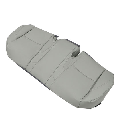 Leather Rear Bench Bottom Seat Covers - Gray Fit For 2007-2012 Lexus ES350