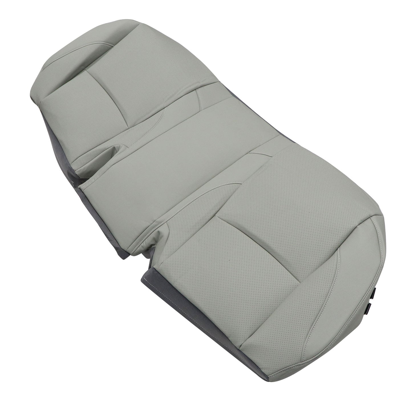 Leather Rear Bench Bottom Seat Covers - Gray Fit For 2007-2012 Lexus ES350