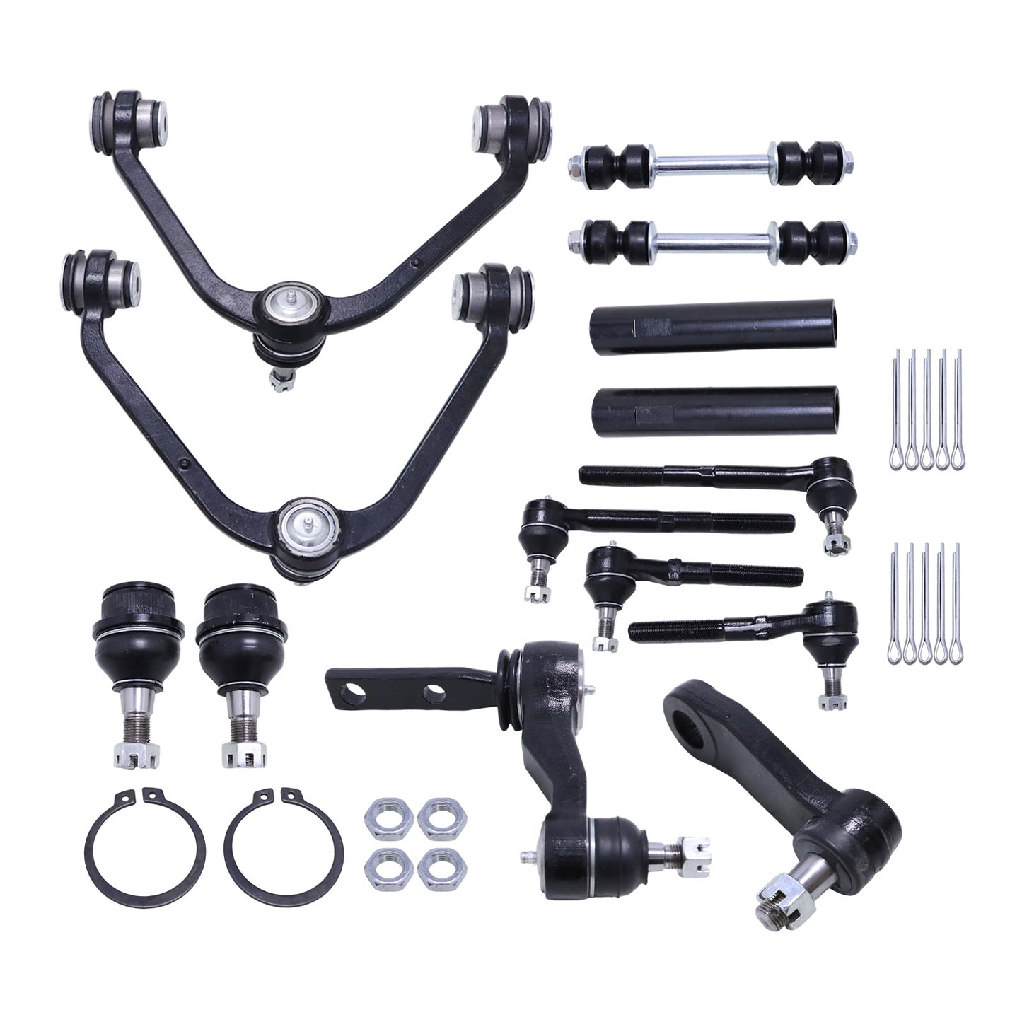 14pcs Front Control Arms Tie Rod Ends Ball Joints For 1997-02 03 Ford F-150 2WD