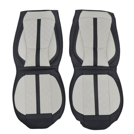 Perforated Leather Full Surround Set Car 5-Seat Cover Protector For Toyota Gray