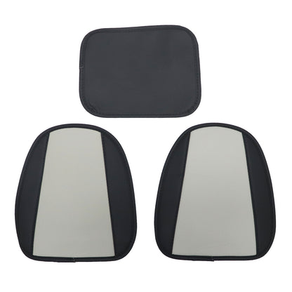 Perforated Leather Full Surround Set Car 5-Seat Cover Protector For Toyota Gray