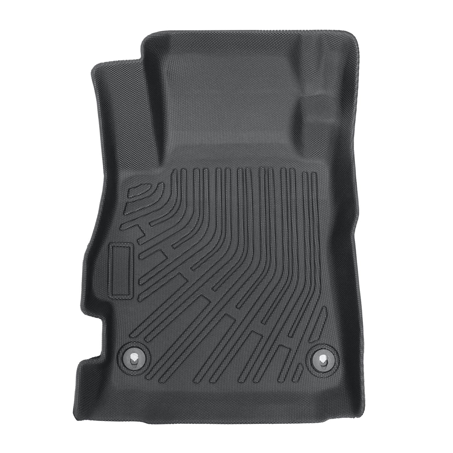Car TPE Floor Mats Liners All-Weather Black 3Pcs For 2020-2025 Nissan Versa New