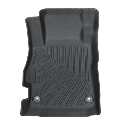 Car TPE Floor Mats Liners All-Weather Black 3Pcs For 2020-2025 Nissan Versa New