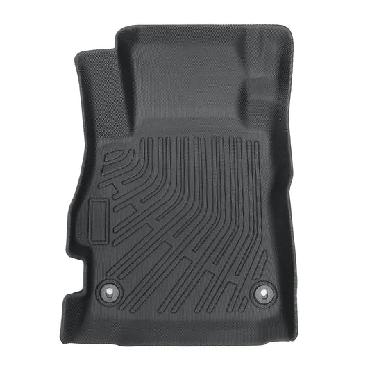 Car TPE Floor Mats Liners All-Weather Black 3Pcs For 2020-2025 Nissan Versa New