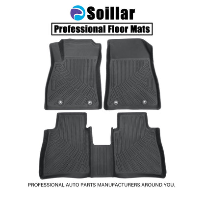 Floor Mats Liners TPE For 2014-2019 Nissan Sentra 3D Model NEW All-Weather NEW