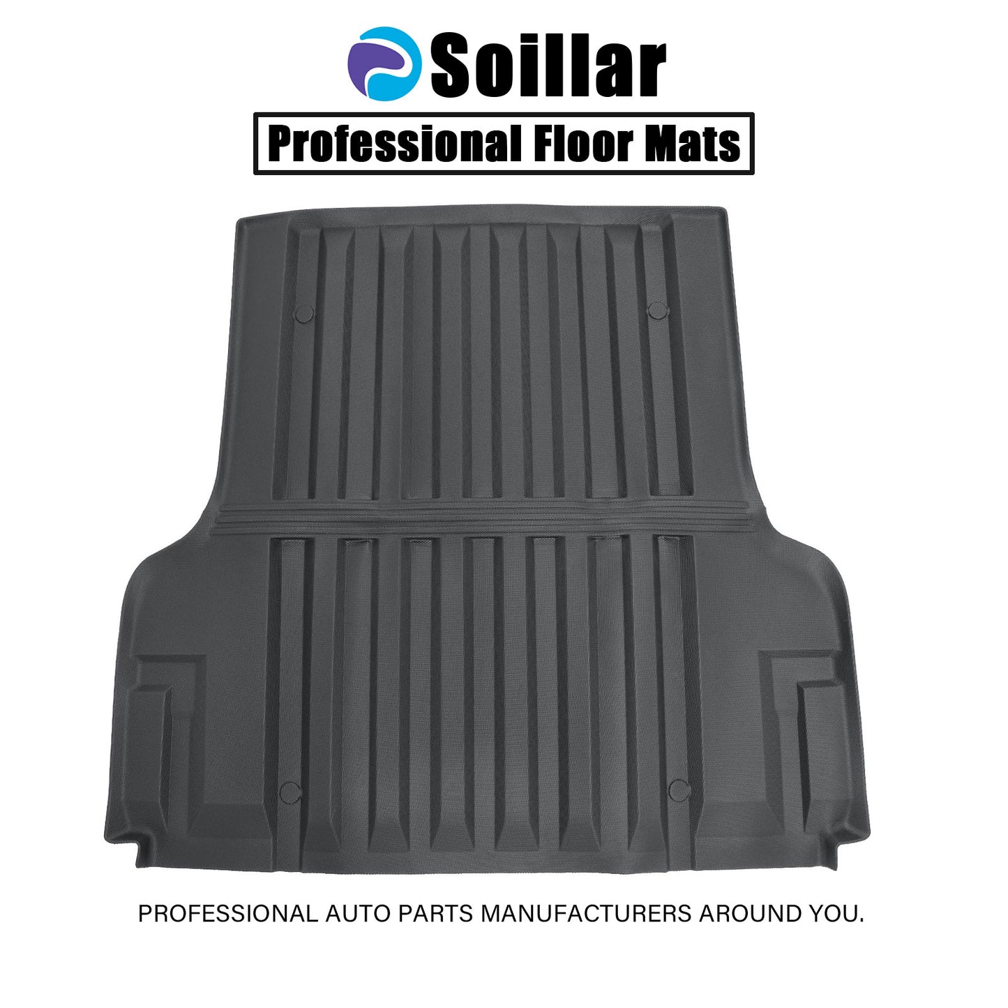 TPE Trunk Bed Mat Cargo Liner 4.95FT For 2022-2025 Nissan Frontier All Weather