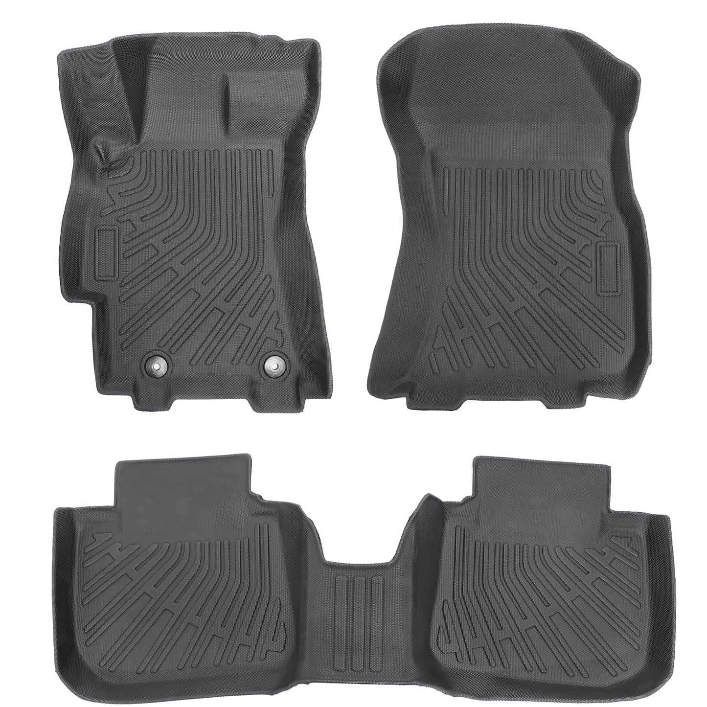 Car TPE Floor Mats Liners For 2010-2015 Subaru Legacy Outback All-Weather Black