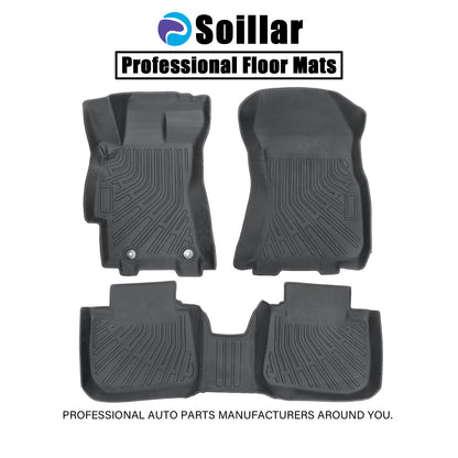 Car TPE Floor Mats Liners For 2010-2015 Subaru Legacy Outback All-Weather Black