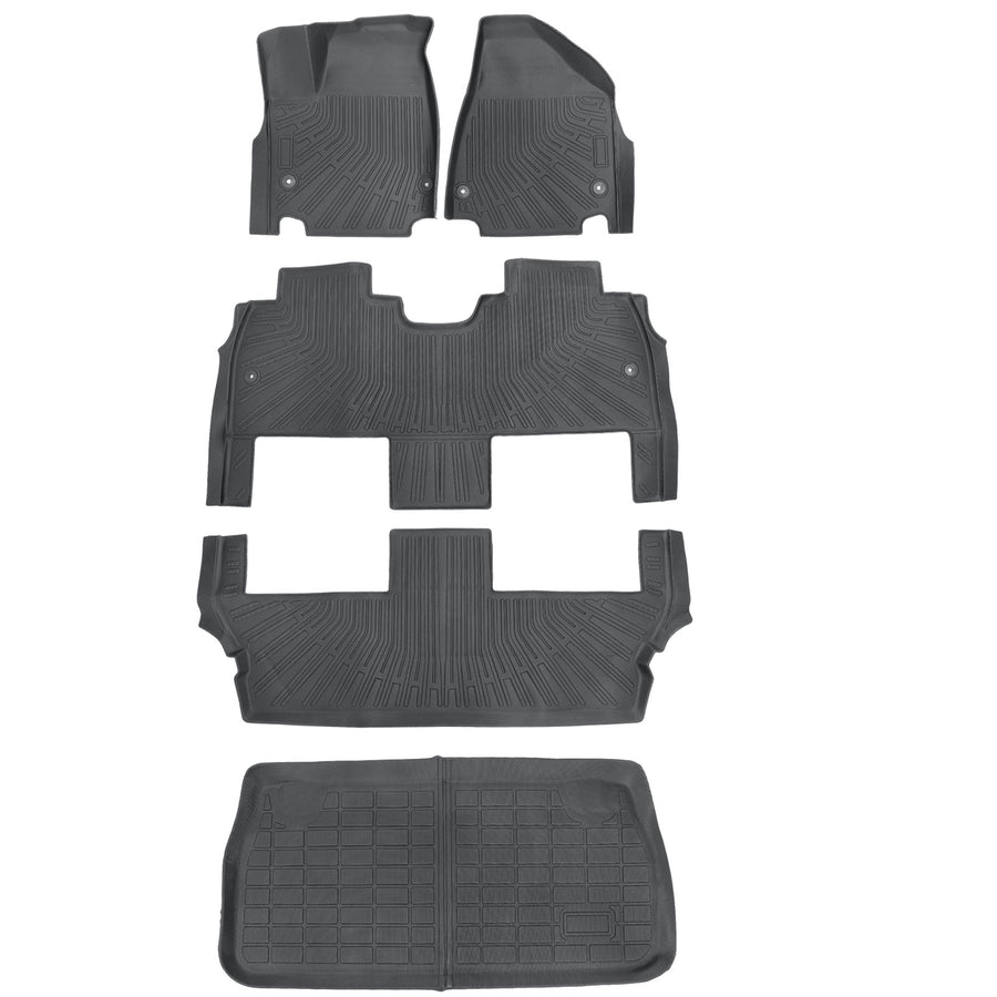 TPE Floor Mats & Trunk Cargo Liner Set For 2017-2025 Chrysler Pacifica Hybrid