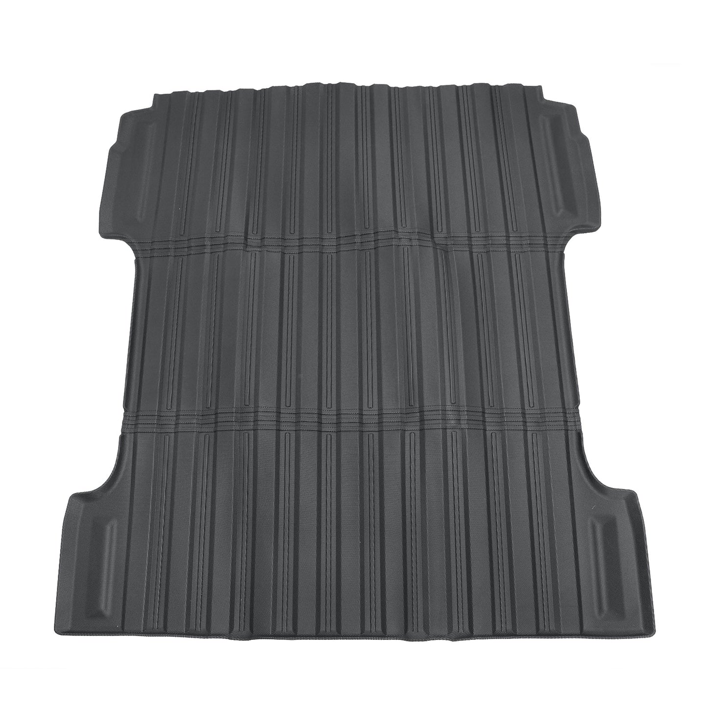 TPE Truck Bed Mat For 2007-2018 GMC Sierra/Chevy Silverado 1500 5.8FT Black