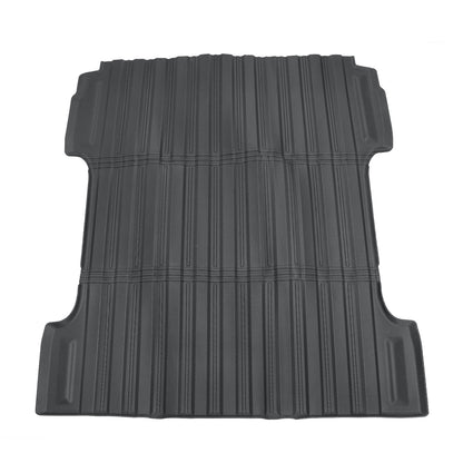 TPE Truck Bed Mat For 2007-2018 GMC Sierra/Chevy Silverado 1500 5.8FT Black