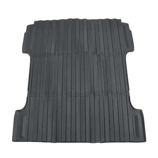 TPE Truck Bed Mat For 2007-2018 GMC Sierra/Chevy Silverado 1500 5.8FT Black