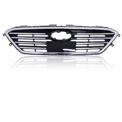 Front Bumper Cover Upper Grille Factory Style For Hyundai Sonata 2015 2016 2017