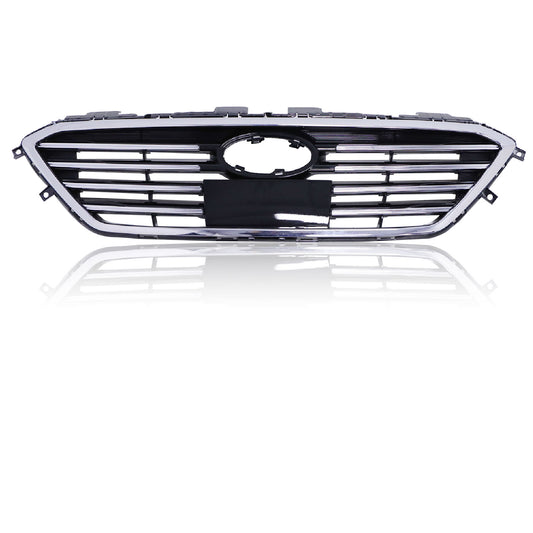 Front Bumper Cover Upper Grille Factory Style For Hyundai Sonata 2015 2016 2017