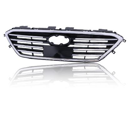 Front Bumper Cover Upper Grille Factory Style For Hyundai Sonata 2015 2016 2017