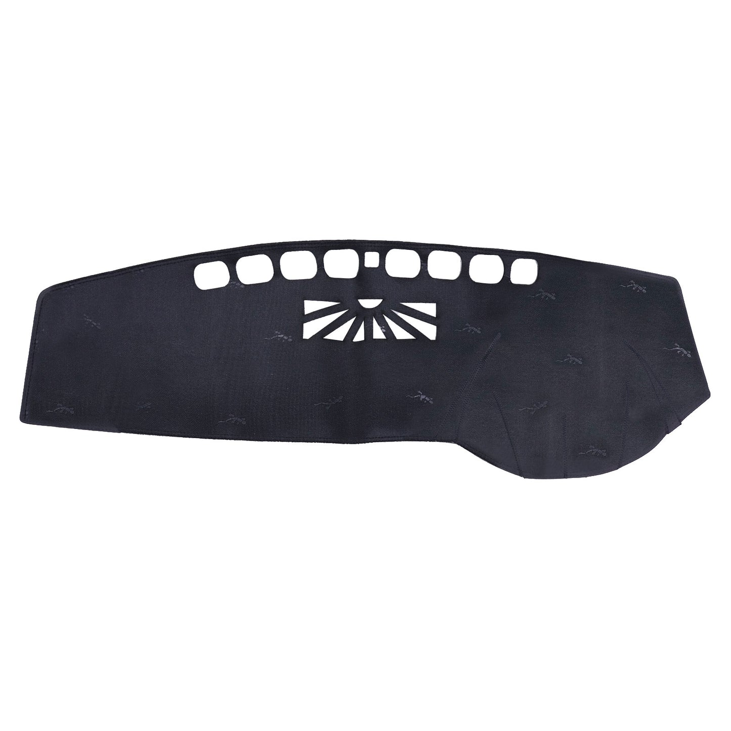 Black Leather Dashboard Dash Cover Dashmat For 2012-2019 Land Rover Evoque Car